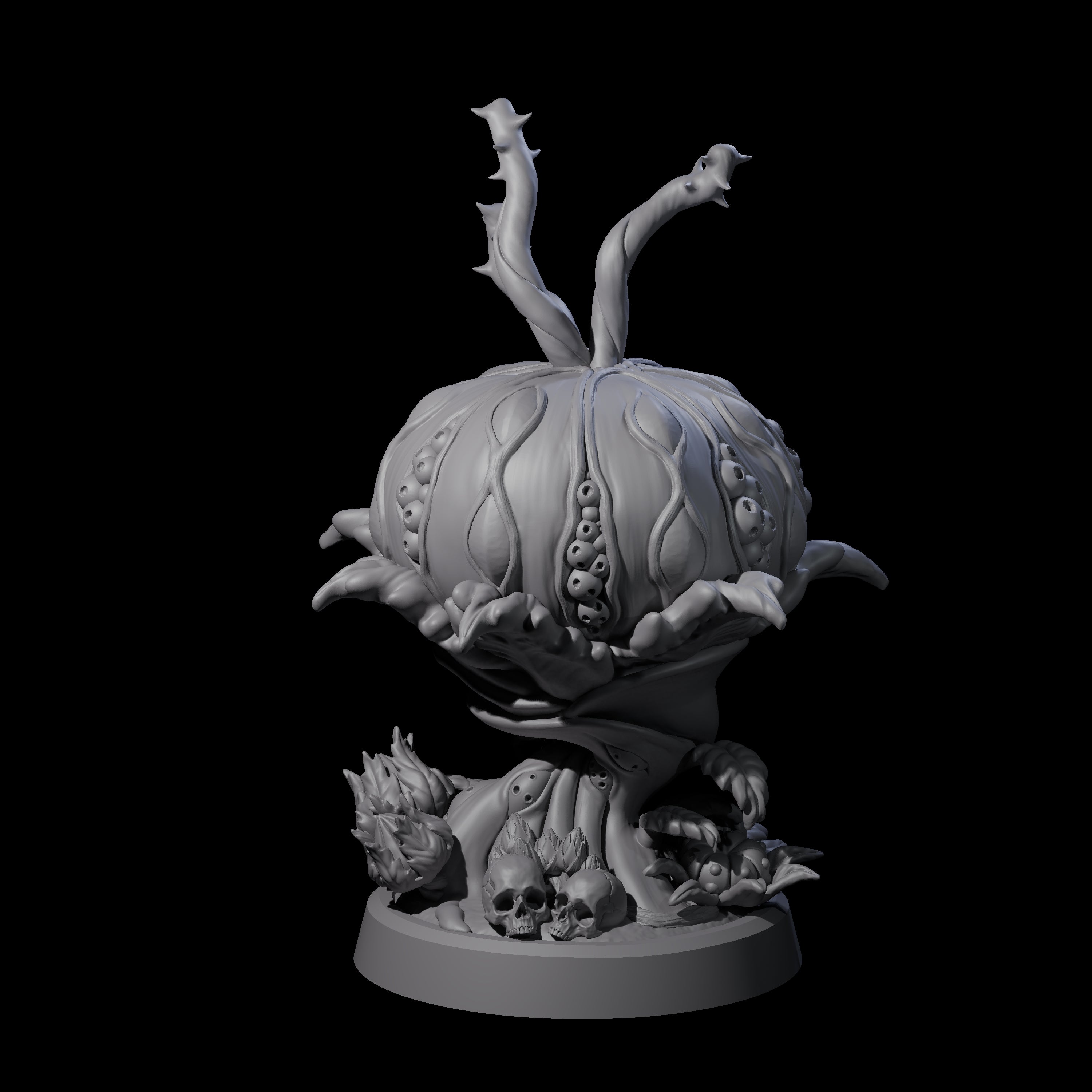 Overgrown Violet Fungus C Miniature for Dungeons and Dragons, Pathfinder or other TTRPGs