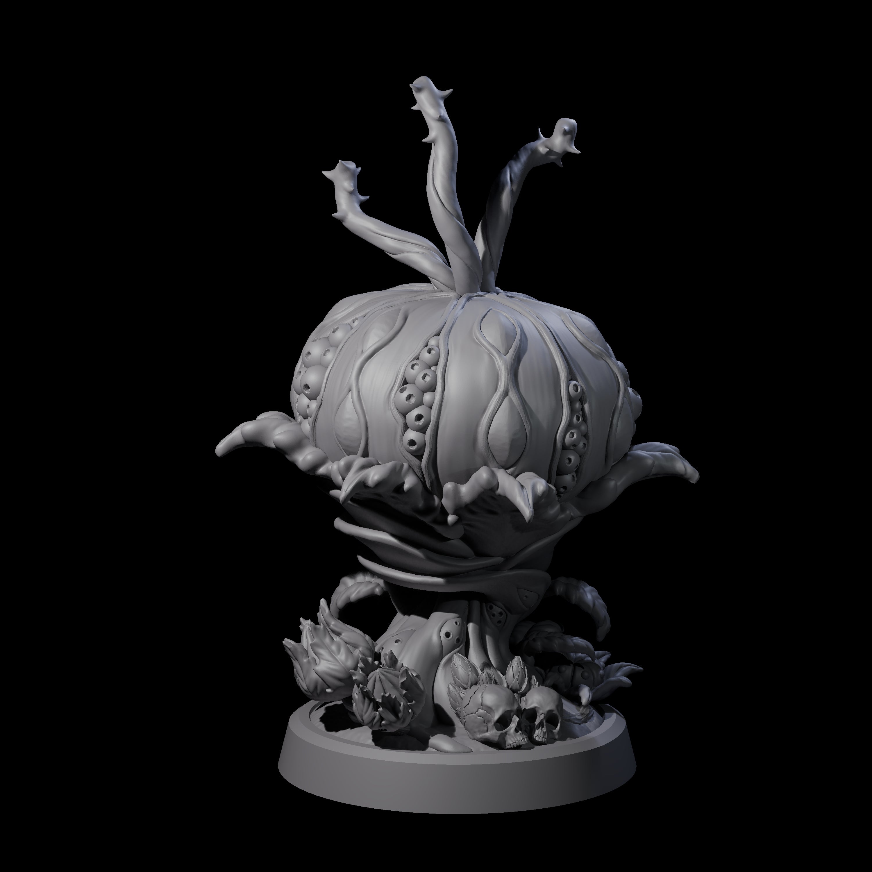 Overgrown Violet Fungus C Miniature for Dungeons and Dragons, Pathfinder or other TTRPGs