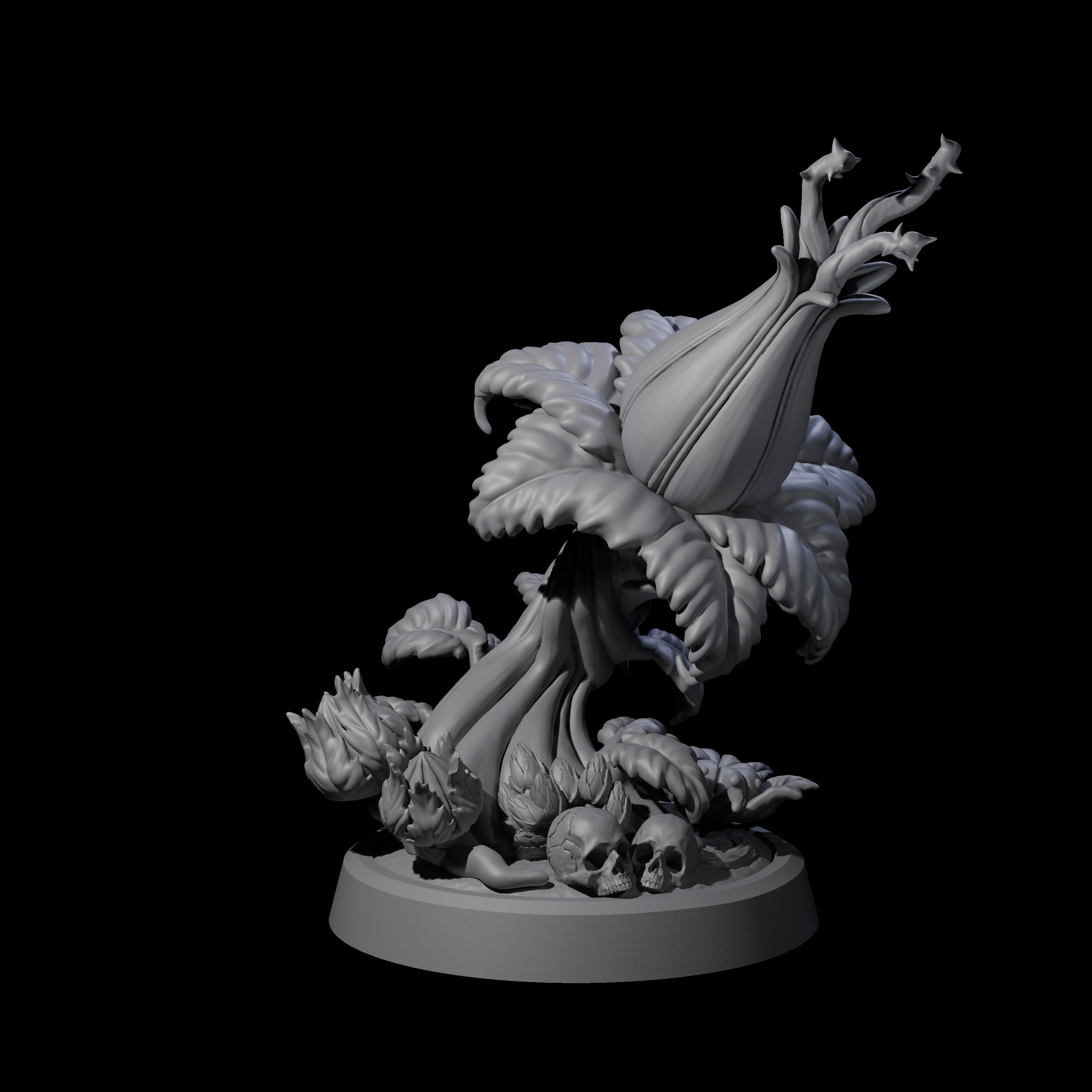 Overgrown Violet Fungus D Miniature for Dungeons and Dragons, Pathfinder or other TTRPGs