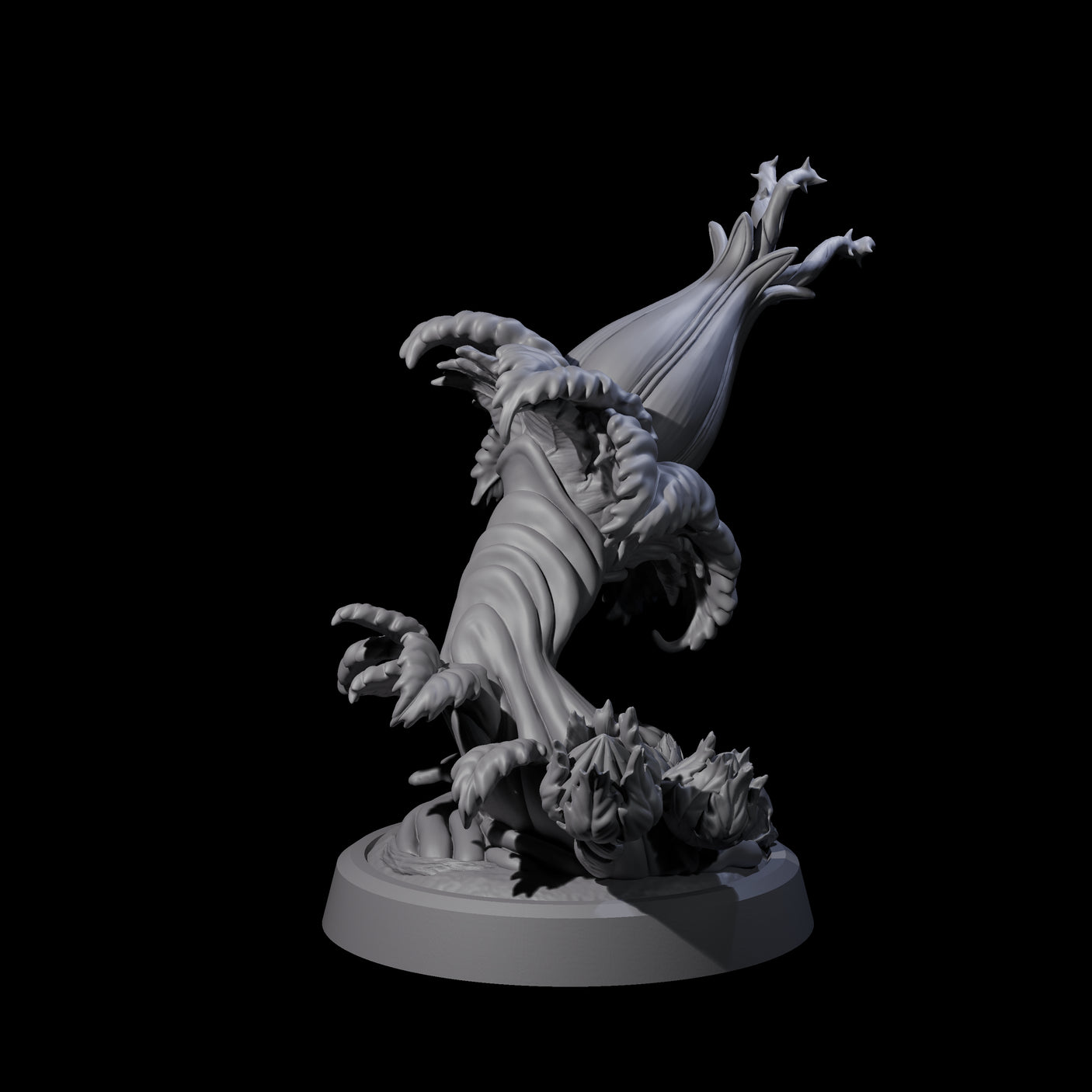 Overgrown Violet Fungus D Miniature for Dungeons and Dragons, Pathfinder or other TTRPGs