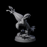 Overgrown Violet Fungus D Miniature for Dungeons and Dragons, Pathfinder or other TTRPGs