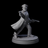 Overwhelmed Police Captain Miniature for Dungeons and Dragons, Pathfinder or other TTRPGs
