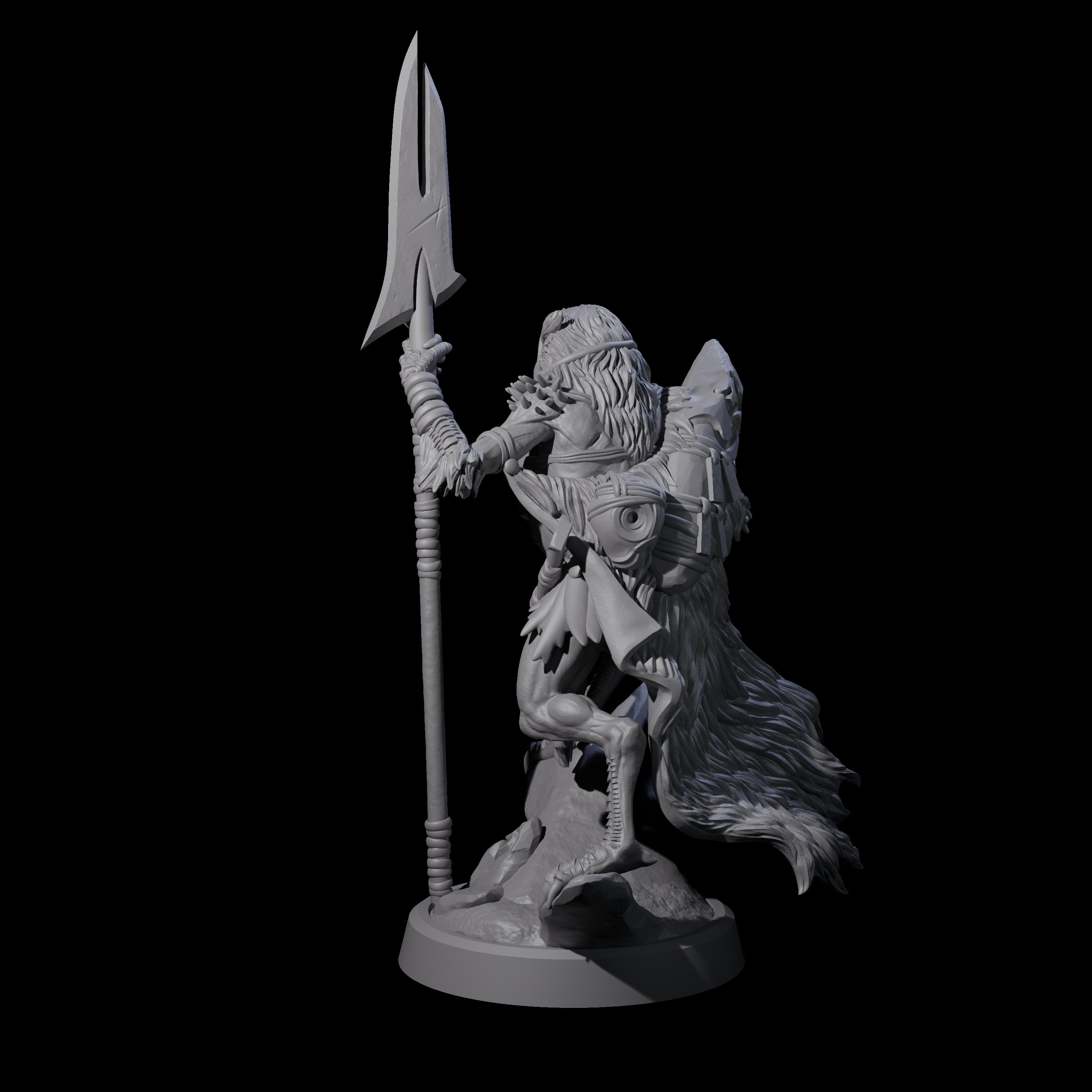 Owl-Like Aarakocra Sentinel A Miniature for Dungeons and Dragons, Pathfinder or other TTRPGs