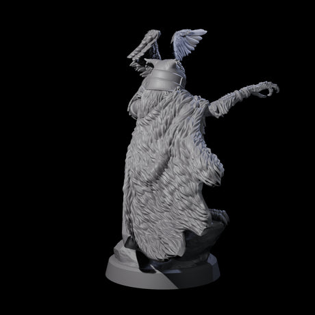 Owl-Like Aarakocra Sentinel B Miniature for Dungeons and Dragons, Pathfinder or other TTRPGs