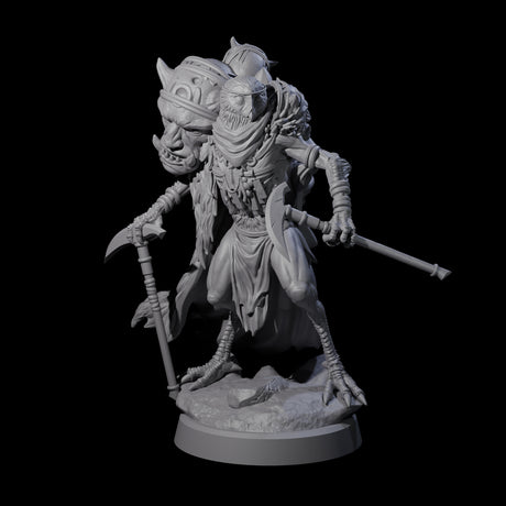 Owl-Like Aarakocra Sentinel D Miniature for Dungeons and Dragons, Pathfinder or other TTRPGs