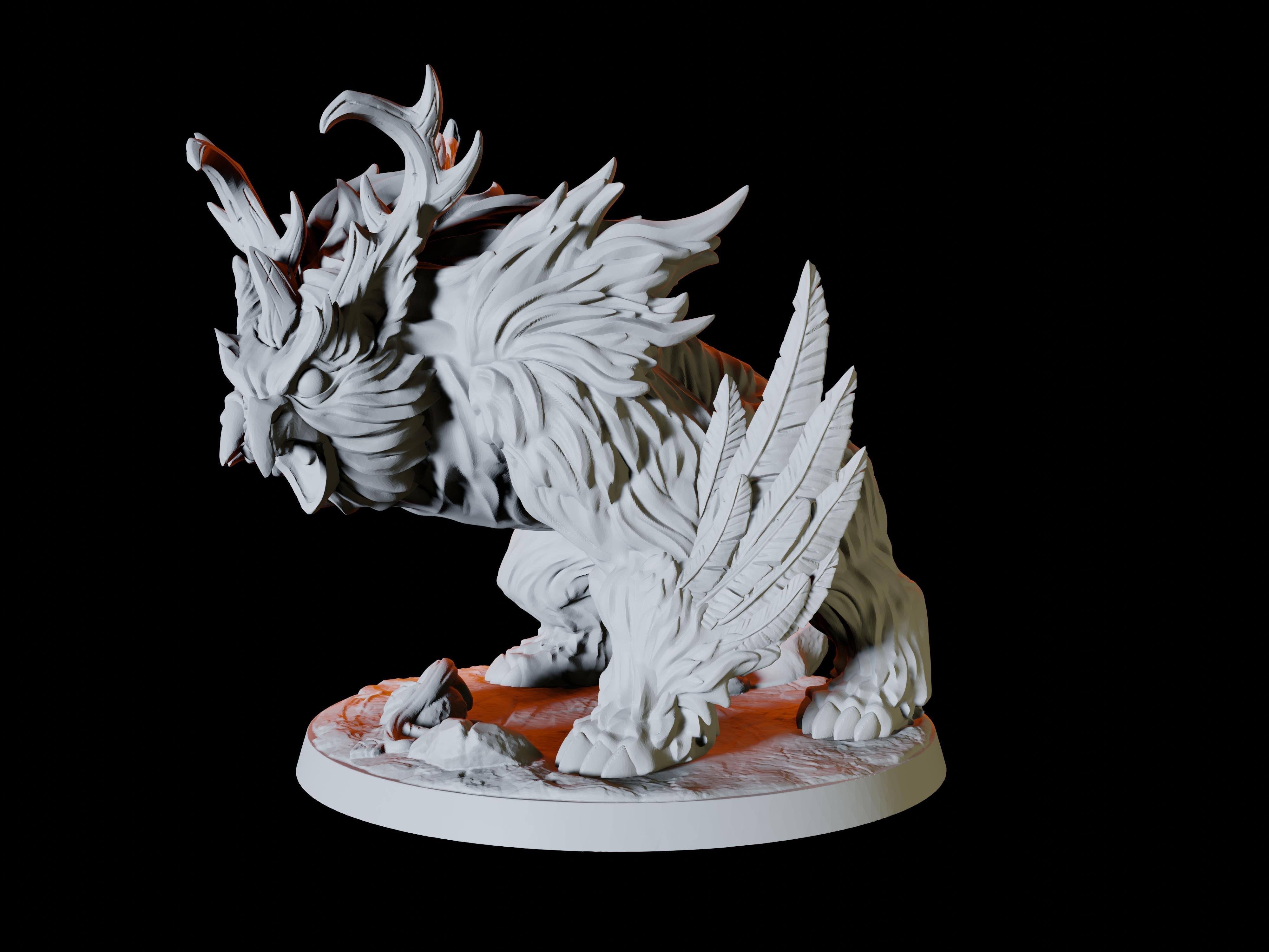 Owlbear Miniature for Dungeons and Dragons - Myth Forged