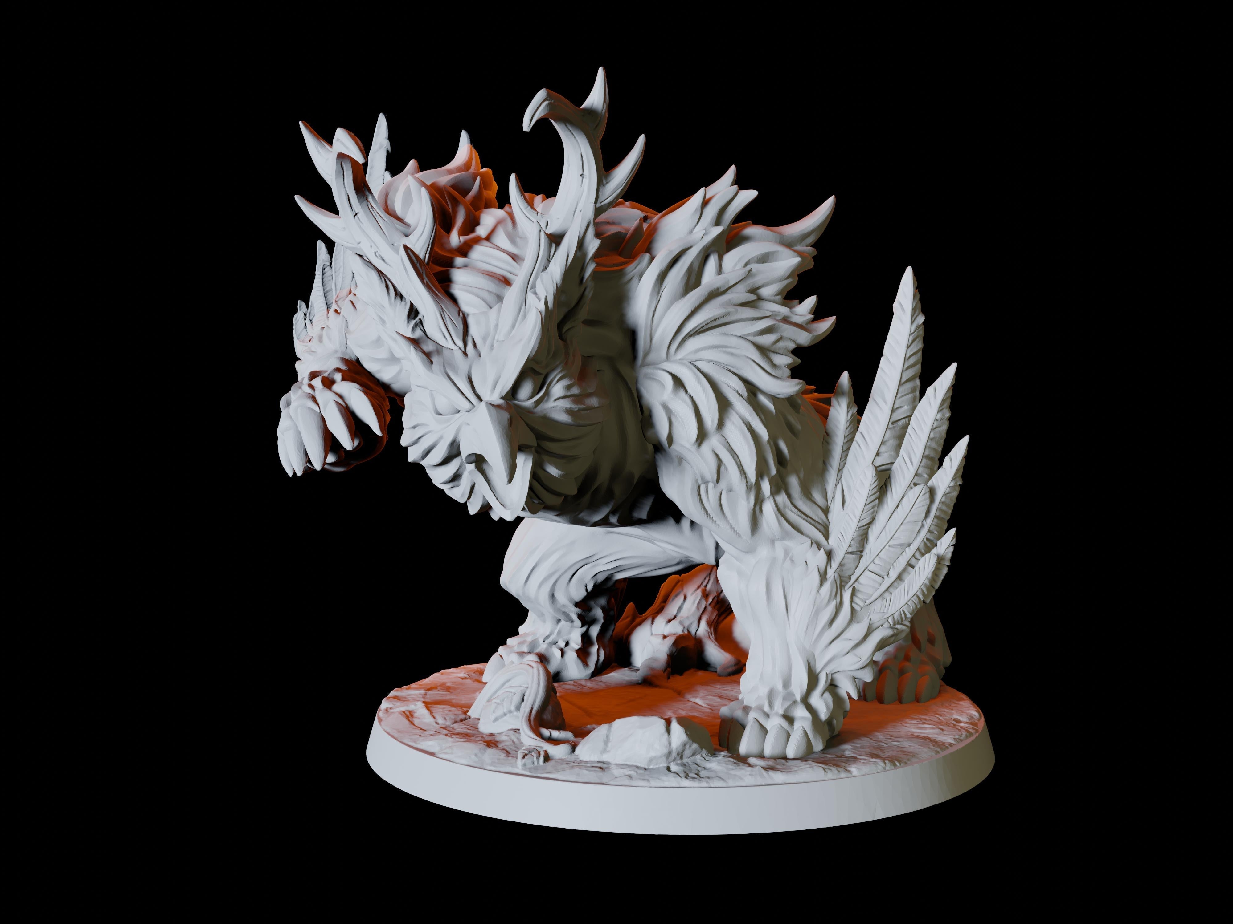 Owlbear Miniature for Dungeons and Dragons - Myth Forged