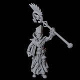 Pair of Noble Priests Miniature for Dungeons and Dragons, Pathfinder or other TTRPGs