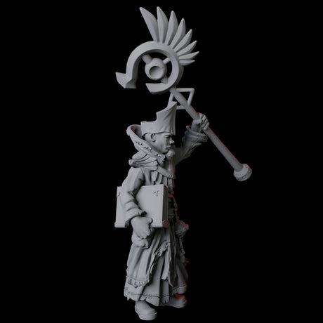 Pair of Noble Priests Miniature for Dungeons and Dragons, Pathfinder or other TTRPGs