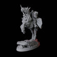 Paladin Knight on Rearing Horse Miniature for Dungeons and Dragons, Pathfinder or other TTRPGs