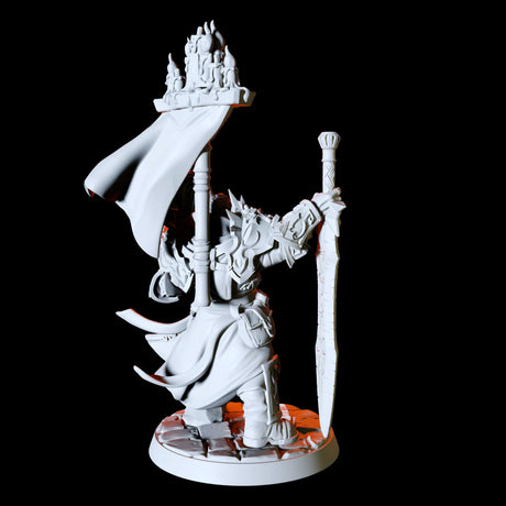 Paladin Leader Miniature for Dungeons and Dragons, Pathfinder or other TTRPGs