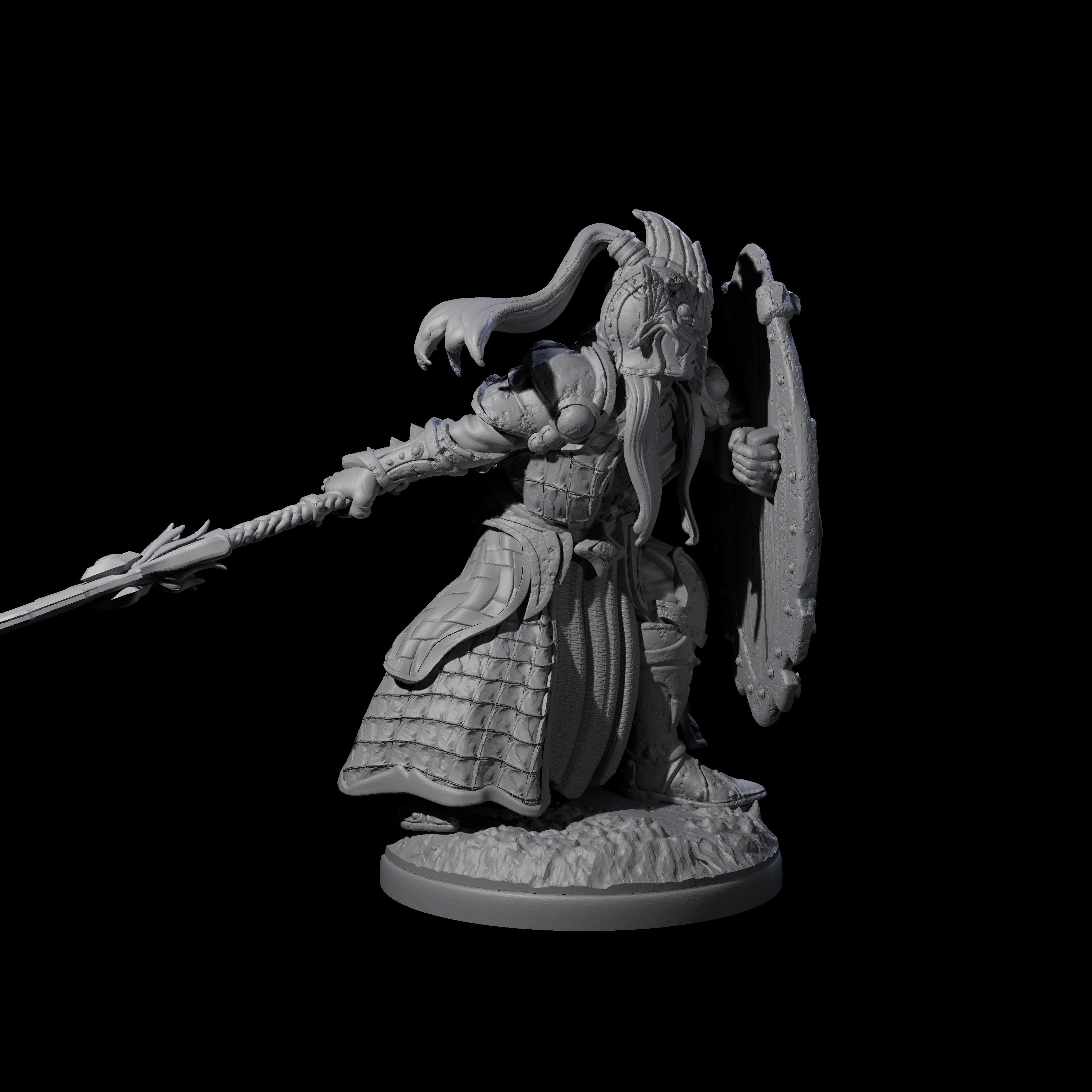 Pale Drow A Miniature for Dungeons and Dragons, Pathfinder or other TTRPGs