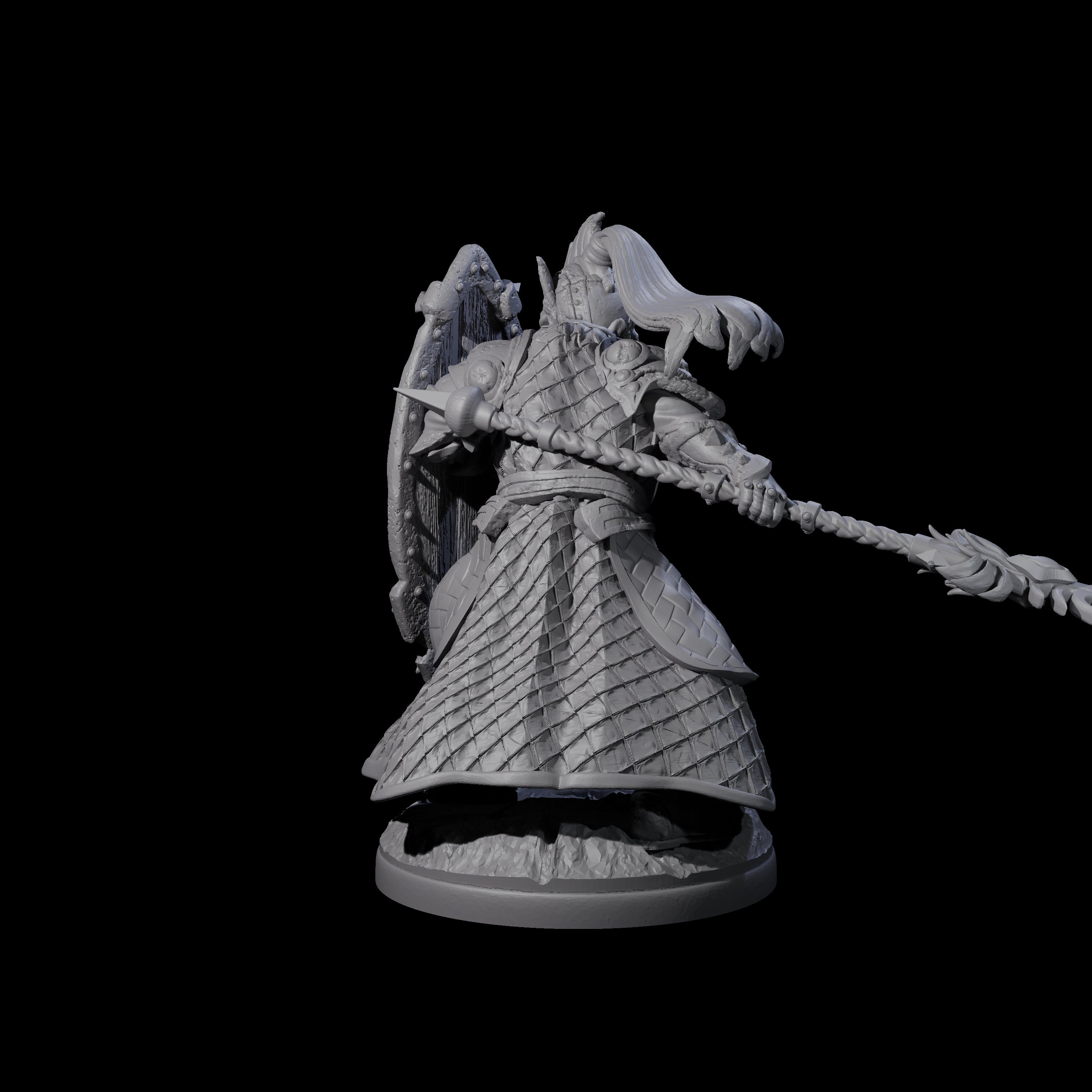 Pale Drow A Miniature for Dungeons and Dragons, Pathfinder or other TTRPGs