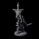 Pale Drow B Miniature for Dungeons and Dragons, Pathfinder or other TTRPGs
