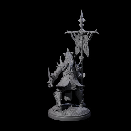 Pale Drow B Miniature for Dungeons and Dragons, Pathfinder or other TTRPGs