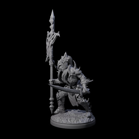 Pale Drow B Miniature for Dungeons and Dragons, Pathfinder or other TTRPGs
