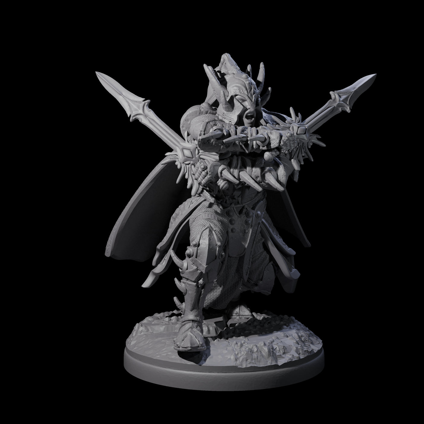 Pale Drow C Miniature for Dungeons and Dragons, Pathfinder or other TTRPGs