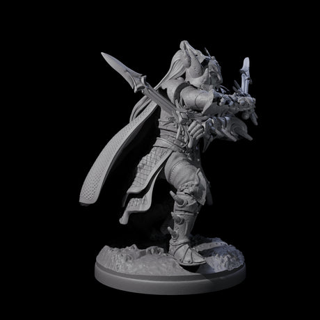 Pale Drow C Miniature for Dungeons and Dragons, Pathfinder or other TTRPGs