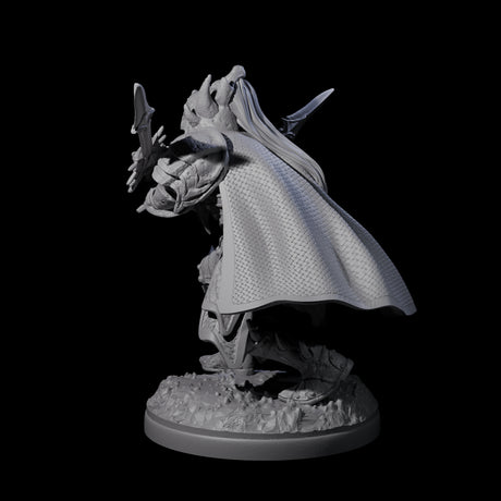 Pale Drow C Miniature for Dungeons and Dragons, Pathfinder or other TTRPGs