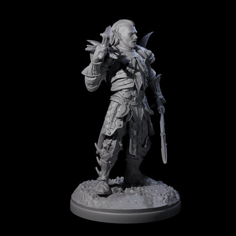 Pale Drow D Miniature for Dungeons and Dragons, Pathfinder or other TTRPGs