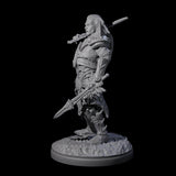Pale Drow D Miniature for Dungeons and Dragons, Pathfinder or other TTRPGs
