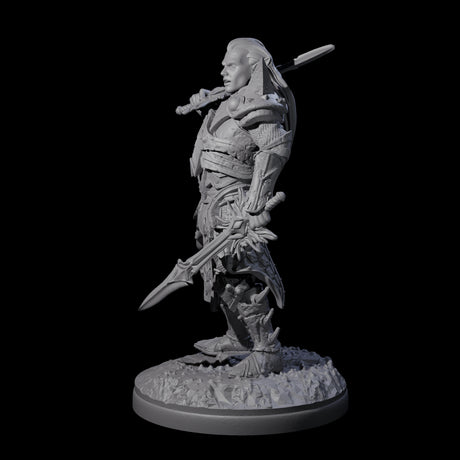 Pale Drow D Miniature for Dungeons and Dragons, Pathfinder or other TTRPGs