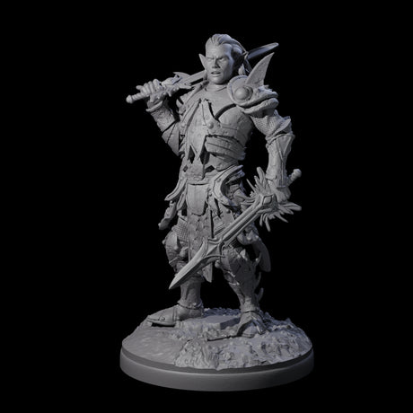 Pale Drow D Miniature for Dungeons and Dragons, Pathfinder or other TTRPGs