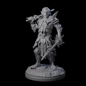 Pale Drow D Miniature for Dungeons and Dragons, Pathfinder or other TTRPGs