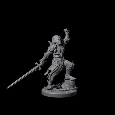Pale Drow E Miniature for Dungeons and Dragons, Pathfinder or other TTRPGs