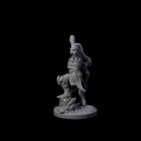 Pale Drow E Miniature for Dungeons and Dragons, Pathfinder or other TTRPGs