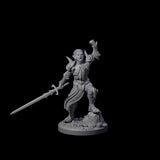 Pale Drow E Miniature for Dungeons and Dragons, Pathfinder or other TTRPGs