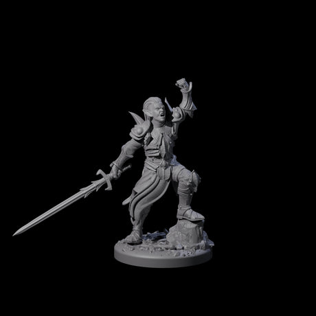 Pale Drow E Miniature for Dungeons and Dragons, Pathfinder or other TTRPGs