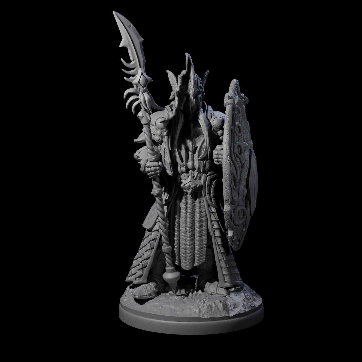 Pale Drow F Miniature for Dungeons and Dragons, Pathfinder or other TTRPGs