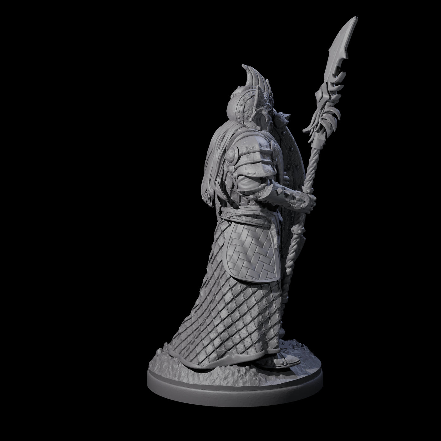 Pale Drow F Miniature for Dungeons and Dragons, Pathfinder or other TTRPGs