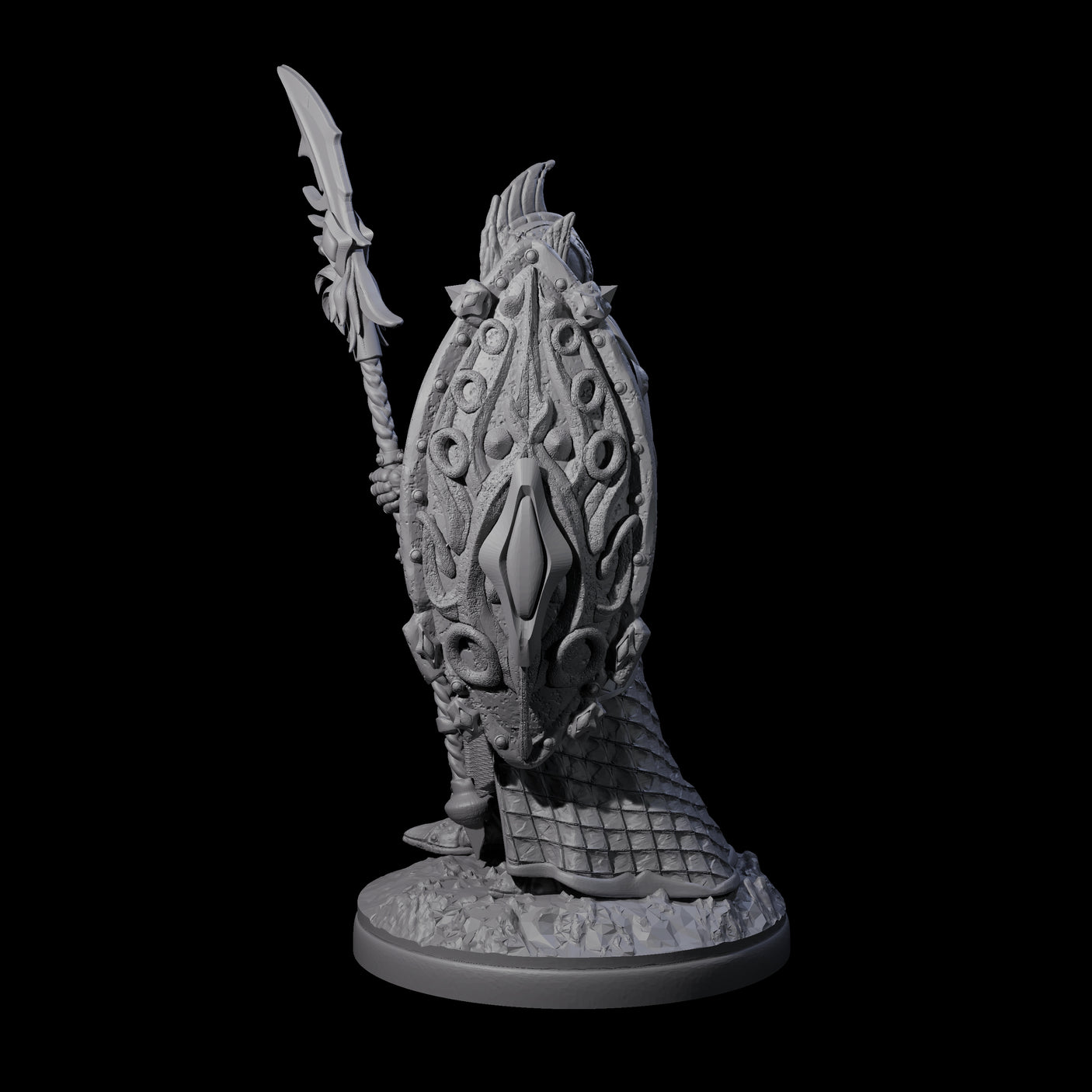 Pale Drow F Miniature for Dungeons and Dragons, Pathfinder or other TTRPGs