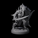 Pale Drow G Miniature for Dungeons and Dragons, Pathfinder or other TTRPGs