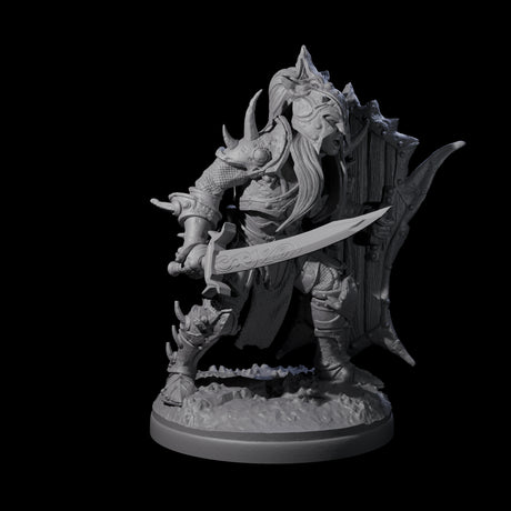Pale Drow G Miniature for Dungeons and Dragons, Pathfinder or other TTRPGs