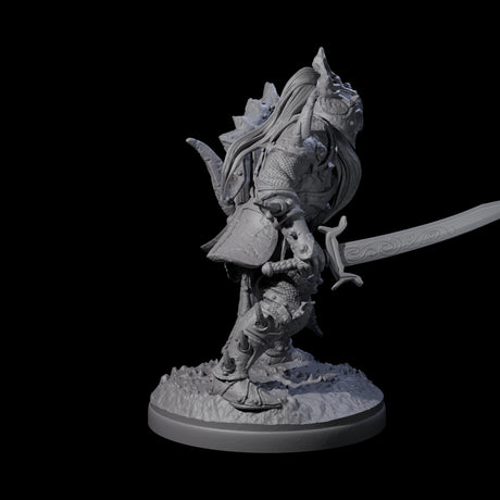 Pale Drow G Miniature for Dungeons and Dragons, Pathfinder or other TTRPGs