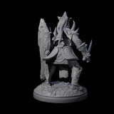 Pale Drow G Miniature for Dungeons and Dragons, Pathfinder or other TTRPGs