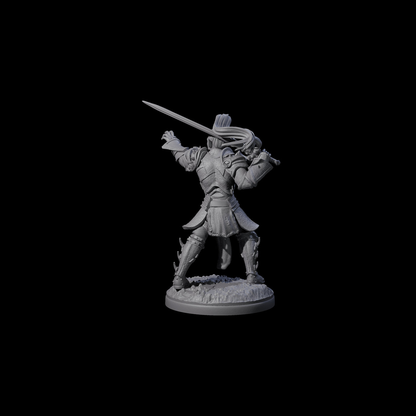 Pale Drow H Miniature for Dungeons and Dragons, Pathfinder or other TTRPGs