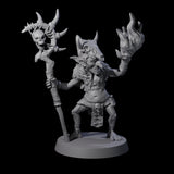 Pasty Goblin Shaman Miniature for Dungeons and Dragons, Pathfinder or other TTRPGs