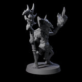 Pasty Goblin Shaman Miniature for Dungeons and Dragons, Pathfinder or other TTRPGs