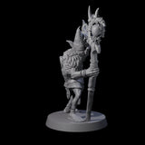 Pasty Goblin Shaman Miniature for Dungeons and Dragons, Pathfinder or other TTRPGs
