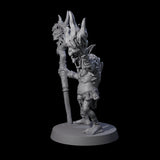 Pasty Goblin Shaman Miniature for Dungeons and Dragons, Pathfinder or other TTRPGs