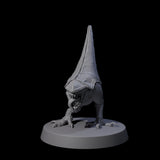 Pecking Abyssal Chicken A Miniature for Dungeons and Dragons, Pathfinder or other TTRPGs