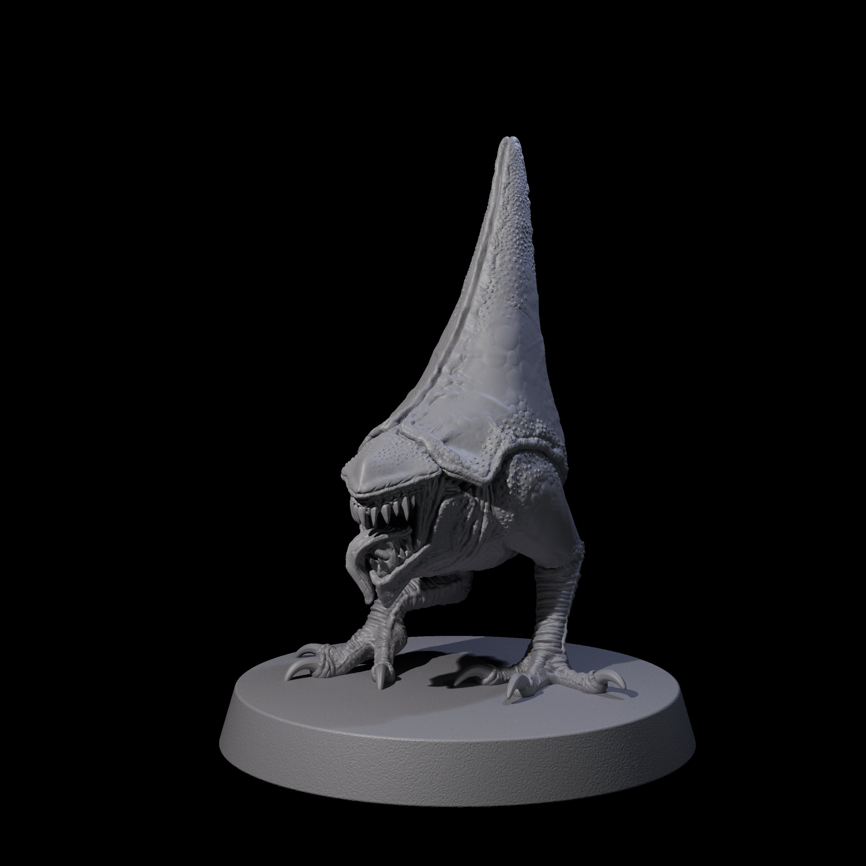 Pecking Abyssal Chicken A Miniature for Dungeons and Dragons, Pathfinder or other TTRPGs