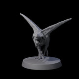 Pecking Abyssal Chicken D Miniature for Dungeons and Dragons, Pathfinder or other TTRPGs
