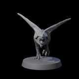 Pecking Abyssal Chicken D Miniature for Dungeons and Dragons, Pathfinder or other TTRPGs