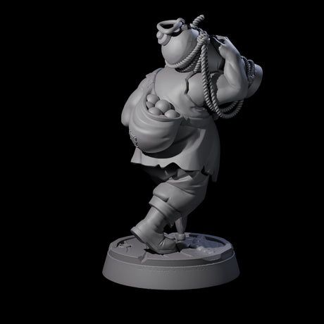 Peg Legged Human Pirate Gunner Miniature for Dungeons and Dragons, Pathfinder or other TTRPGs