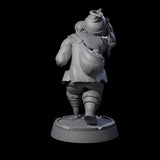 Peg Legged Human Pirate Gunner Miniature for Dungeons and Dragons, Pathfinder or other TTRPGs
